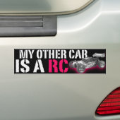 Autocollant De Voiture Mon autre voiture est un Rc (En voiture)