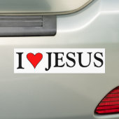 Autocollant De Voiture Mon coeur Jésus (En voiture)