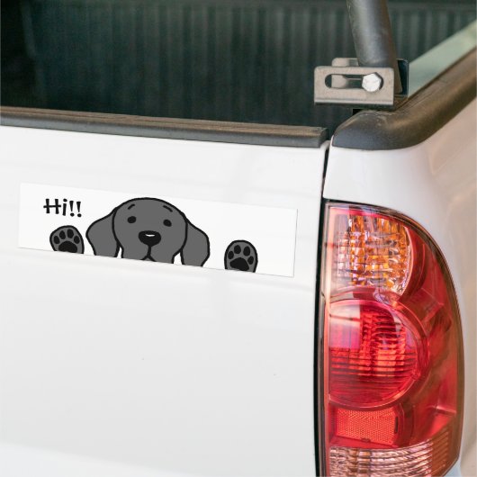 Autocollant De Voiture Mon laboratoire noir "salut ! ! " (Sur camion)