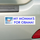Autocollant De Voiture Mon Momma pour Obama (En voiture)
