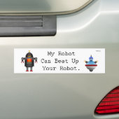 Autocollant De Voiture Mon robot peut battre votre robot (En voiture)