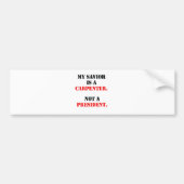 Autocollant De Voiture Mon sauveur est un charpentier (Devant)