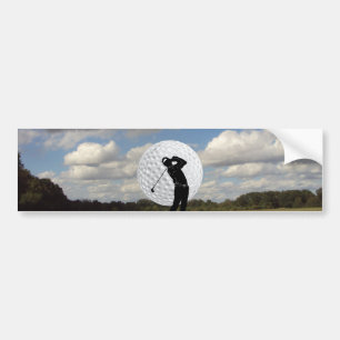 Autocollant De Voiture Monde de golf