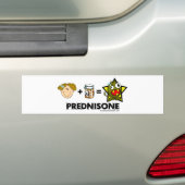 Autocollant De Voiture Monstre de prednisone (En voiture)