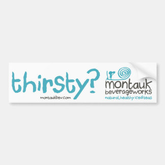 Autocollant De Voiture Montauk BeverageWorks - adhésif pour pare-chocs