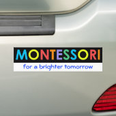 Autocollant De Voiture Montessori pour un adhésif pour pare-chocs plus (En voiture)