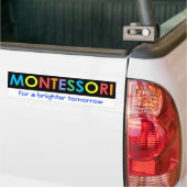 Autocollant De Voiture Montessori pour un adhésif pour pare-chocs plus (Sur camion)
