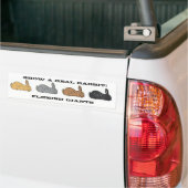 Autocollant De Voiture Montrez à un vrai lapin l'adhésif pour pare-chocs (Sur camion)