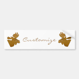 Autocollant De Voiture Moose Head Thunder_Cove