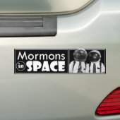 Autocollant De Voiture Mormons dans l'espace (En voiture)