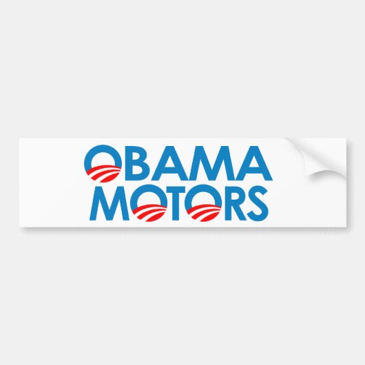 Autocollant De Voiture Moteurs d'Obama (Devant)