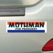 Autocollant De Voiture Mothman pour le président (En voiture)