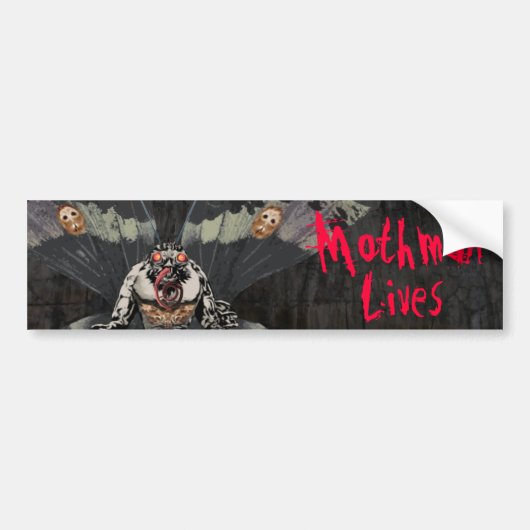 Autocollant De Voiture Mothman vit adhésif pour pare-chocs (Devant)
