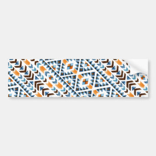 Autocollant De Voiture Motif aztèque à l'aquarelle