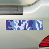 Autocollant De Voiture Motif de camouflage bleu (En voiture)