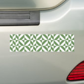 Autocollant De Voiture Motif de cube vert laiton foncé (En voiture)