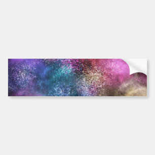 Autocollant De Voiture Motif de galaxie coloré