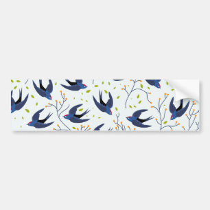 Autocollant De Voiture Motif d'hirondelle