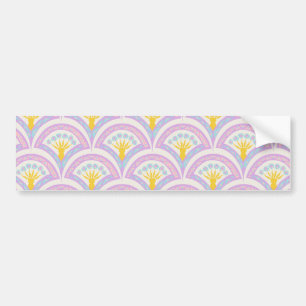 Autocollant De Voiture Motif en coquille de couleur pastel