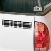 Autocollant De Voiture Motif plat blanc noir classique (Sur camion)