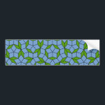 Autocollant De Voiture Motif Rhombus Penrose vert et bleu<br><div class="desc">Ce design présente un élégant motif entrelacé de deux différentes formes rhombus en vert et bleu. Il produit un bel effet géométrique qui est une joie à regarder. Les motifs de tuiles de Penrose portent le nom du mathématicien et physicien d'Oxford Roger Penrose, qui y a travaillé dans les années...</div>