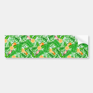 Autocollant De Voiture Motif tropical, colibris II