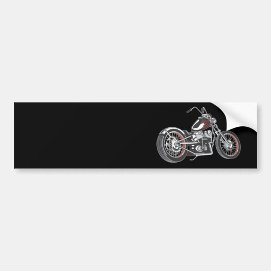 Autocollant De Voiture Moto Cool 60s Chopper (Devant)