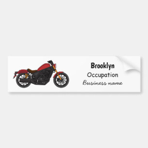 Autocollant De Voiture moto de style croiseur cool