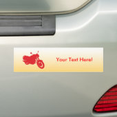 Autocollant De Voiture Moto : Profil d'ensemble : (En voiture)