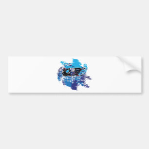 Autocollant De Voiture Motoneigiste graphique