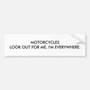 Autocollant De Voiture MOTORCYCLESLOOK POUR MOI, je suis PARTOUT
