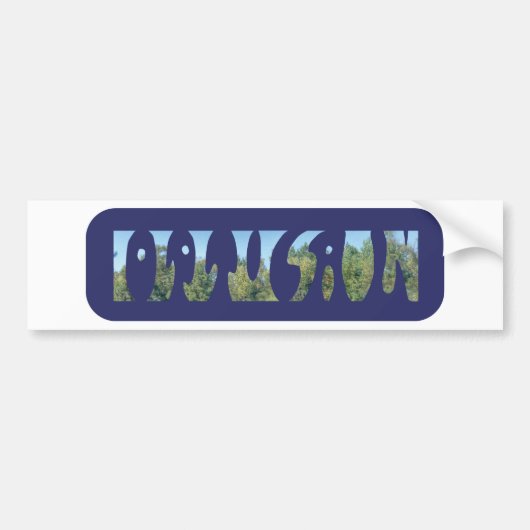 Autocollant De Voiture Mots optiques et illusion dans une illustration (Devant)