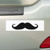 Autocollant De Voiture Moustache ! (En voiture)