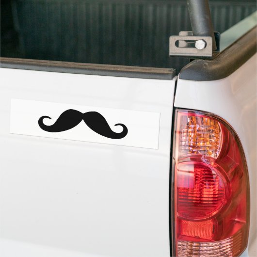 Autocollant De Voiture Moustache (Sur camion)