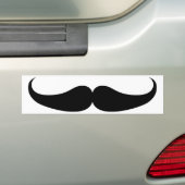 Autocollant De Voiture Moustache (En voiture)