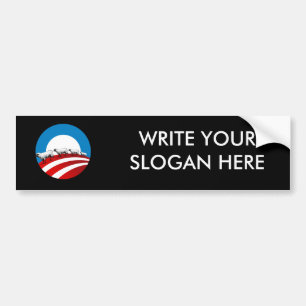 Autocollant De Voiture Moutons d'Obama