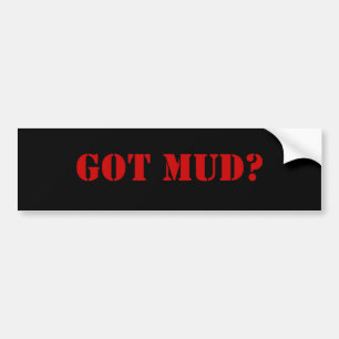 AUTOCOLLANT DE VOITURE MUD OBTENU ?