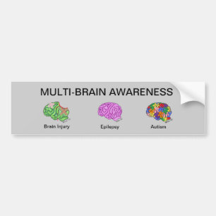 Autocollant De Voiture Multi-Cerveau