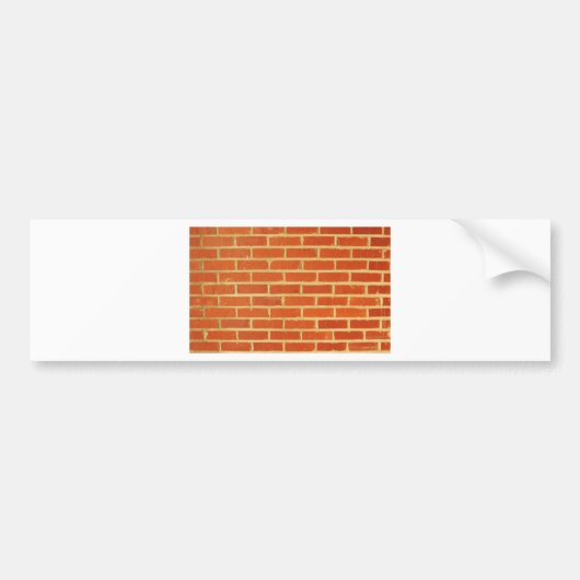 Autocollant De Voiture Mur de briques (Devant)