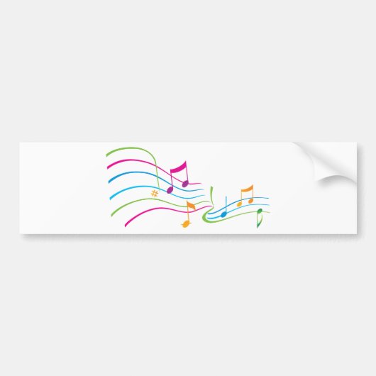 Autocollant De Voiture Music art (Devant)