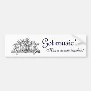 Autocollant De Voiture Musique obtenue ? Adhésif pour pare-chocs