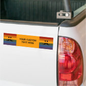 Autocollant De Voiture Mustache Pride custom bumpersticker (Sur camion)