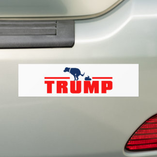 Autocollant De Voiture My Dog Hates Trump Anti-Trump