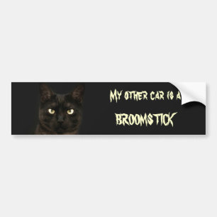 Autocollant De Voiture My other car is a broomstick