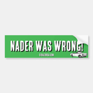 Autocollant De Voiture Nader s'est trompé