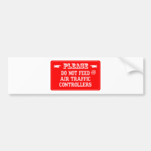 Autocollant De Voiture N'alimentez pas les contrôleurs de la navigation