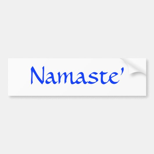 Autocollant De Voiture Namaste (Devant)