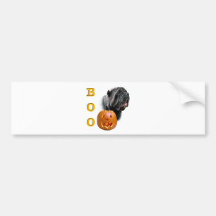 Autocollant De Voiture Napolitain Mastiff Halloween Boo