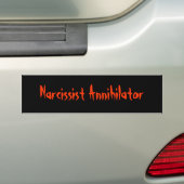 Autocollant De Voiture Narcissist Annihilator (En voiture)