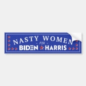 AUTOCOLLANT DE VOITURE NASTY WOMEN FOR JOE BIDEN & KAMALA HARRIS 2020 (Devant)